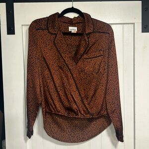 Heartloom Animal Print Top - Size Small